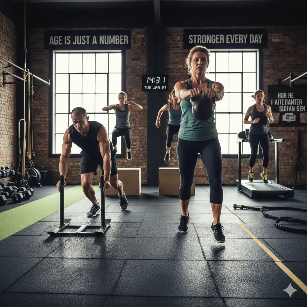 Bewegung als Spitze für Langlebigkeit
